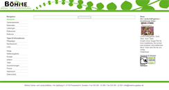 Desktop Screenshot of boehme-galabau.de